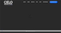 Desktop Screenshot of cieloproductions.com